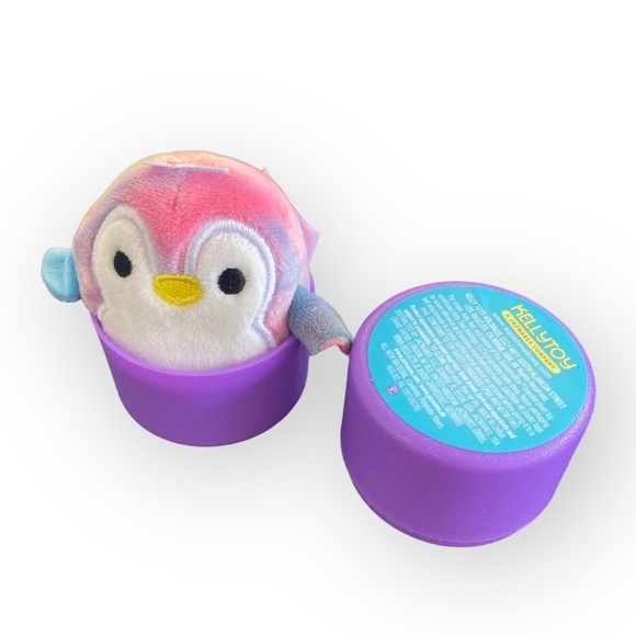 Squishmallows Micromallow Tomara the Penguin 2.5” Plush Tie Dye NEW - Picture 3 of 5